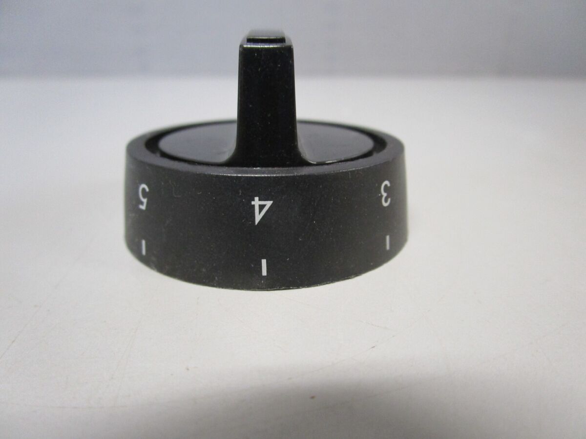 Tappan Range Burner Knob, Black 316102307 358T197P 3161023 Tappan Range Burner Knob, Black 316102307 358T197P 3161023