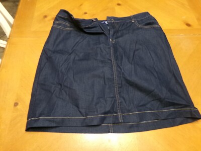 SEXY HOT DARK BLUE DENIM FASHIONABLE WOMEN'S SKIRT VENEZIA JEANS SIZE 16 