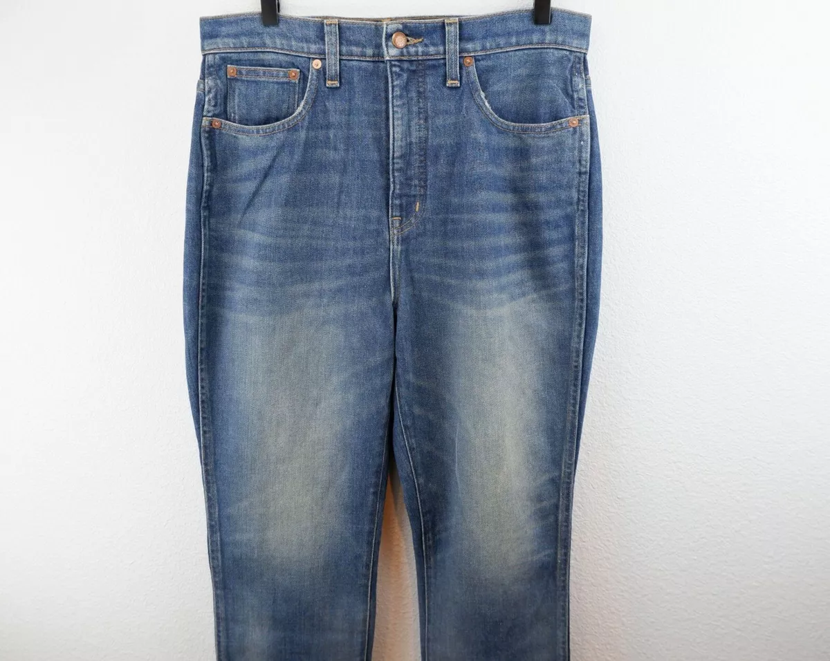 Madewell Rivet Thread straight leg Denim Jeans size 29