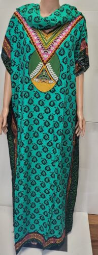 Dera African Dress with Scarf - Picture 2 of 4