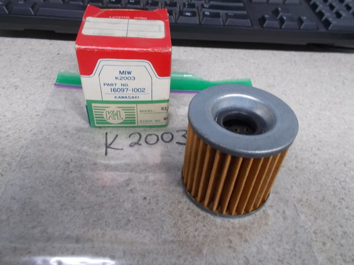 NOS Meiwa Oil Filter Kawasaki EX350 16097-1002 K2003 | eBay