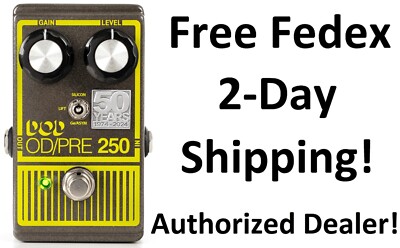 New DigiTech DOD Overdrive Preamp 250 Pedal 50th Anniversary Limited Edition