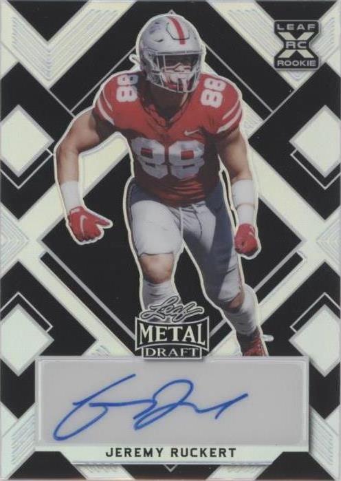 2022 Leaf Metal Draft Jeremy Ruckert #BA-JR4 - 1 of 2