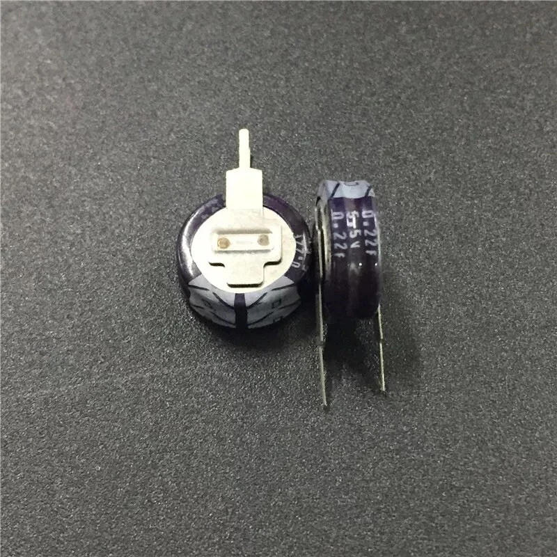 5.5V 0.22F Farad Super Capacitor 11.5x13mm Brother Printer Repair 2pc - image 2 of 3