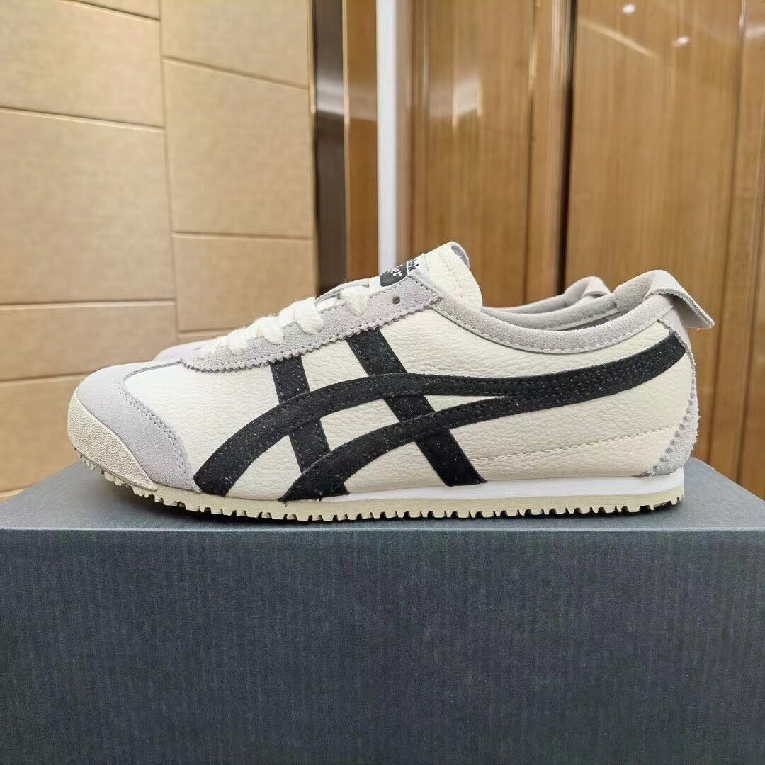Onitsuka Tiger Mexico 66 Sneakers Birch/Black - Vintage Men Women