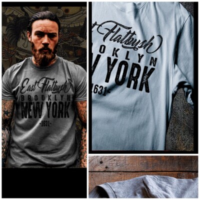 Brooklyn T-Shirt East Flatbush New York City NY gritty graffiti hip Hop cypha 