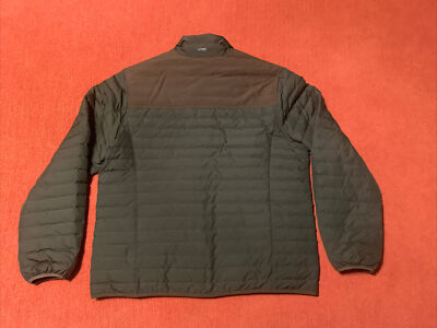 Gilet Duvet D'Oie Eddie Bauer Vintage - Homme - Taille M - Kaki Marron - Sportif