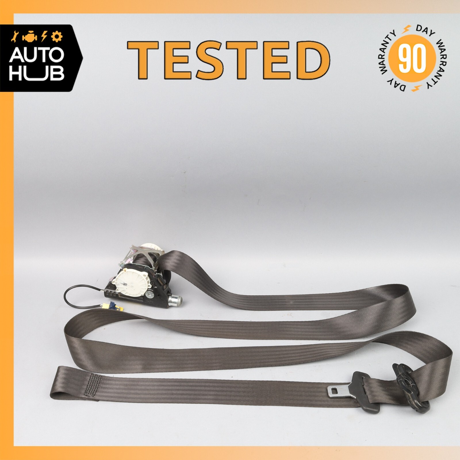 08-18 Maserati GranTurismo M145 Coupe Front Right Side Seat Belt Black OEM