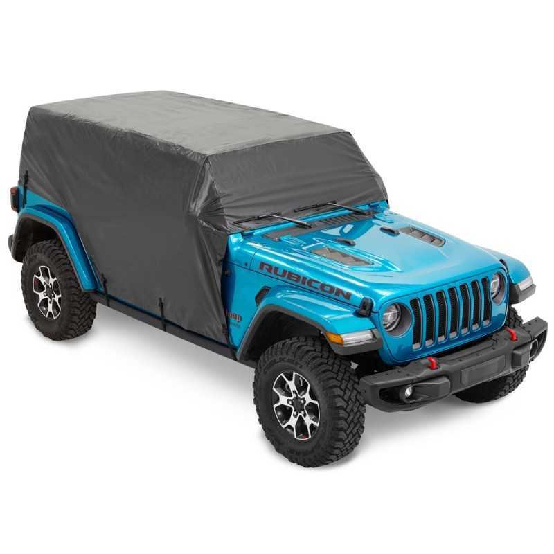 Housse de protection Hardtop Jeep Wrangler JKU JLU noire en bâche imperméable