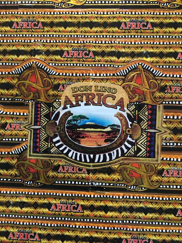 Africa w/ logo custom cigar band art   -CIGart by T - 7 1/4" x 9"