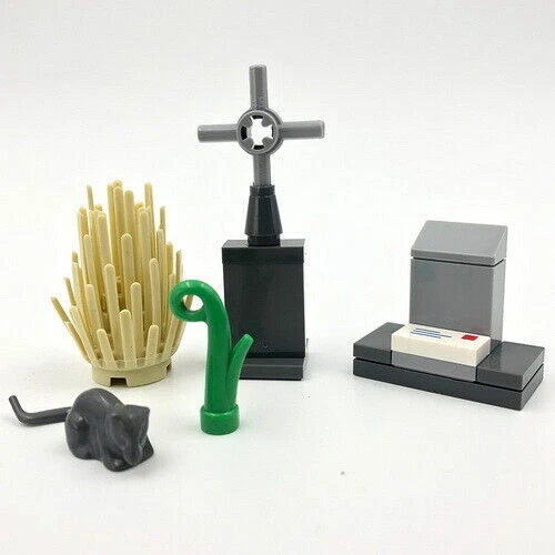 MOC City Street View Medieval Knight Castle Cemetery Baseplate Tombstone Bulk - Picture 14 of 32