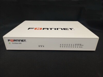 Fortinet Fortigate FG-60E Network Security Firewall with Adapter 60E License Off