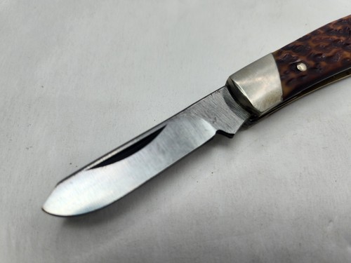 Vintage Boker USA Tree Brand 3 Blade Pocket Knife Stockman 9885 - Picture 7 of 11