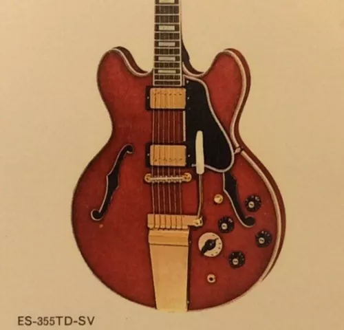 1968 Gibson ES-335TD-SV Dealer Sheet