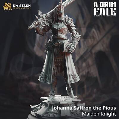 Johanna Saffron the Pious - Inquisitor Knight  by DM Stash | D&D | Pathfinder