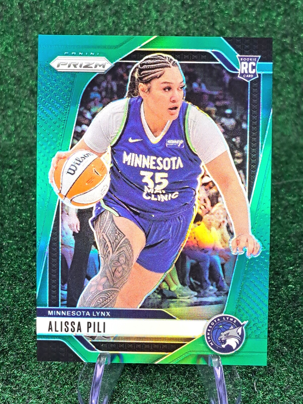 2024 Panini Prizm WNBA - Green Prizm #83 Alissa Pili Rookie