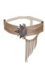 Fun Women Gold Color Mesh Metal Chain Boot Bracelet Shoe Ethnic Sun Flower Charm