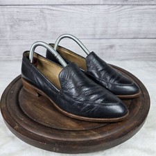 Madewell Black Leather The Frances Flat Loafers Women s Size 7