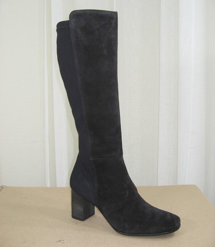 NEW PAUL GREEN Jackie Water Resistant Suede/Stretch Panel Tall Boot w/Zip US 10 - Picture 3 of 12
