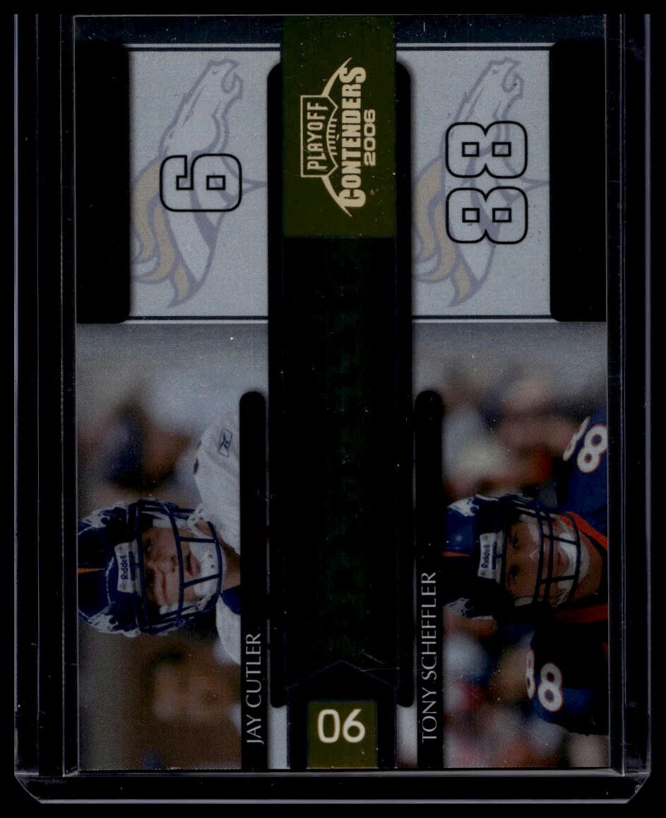 2006 Playoff Contenders - Draft Class Jay Cutler, Tony Scheffler #DC-11 ...