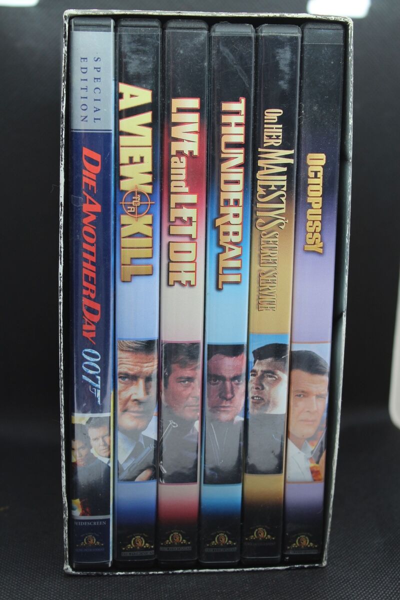 The James Bond Collection 007 Special Edition 6 DVD Box Set The James Bond Collection 007 Special Edition 6 DVD Box Set