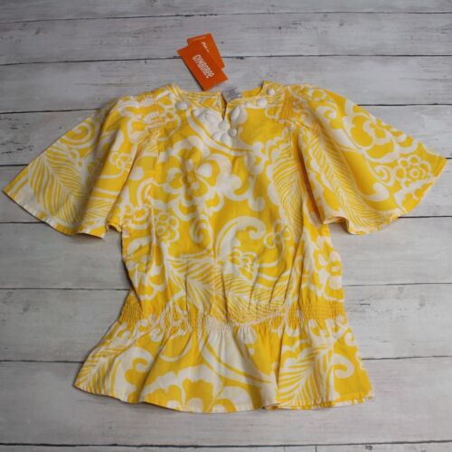 Gymboree Vintage Girl's Top Shorts Ring Size 4 Yellow Geo Collection Lot - Picture 3 of 12