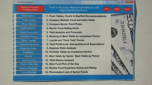 Mutual Fund software: High-yield Sector Investing - Picture 2 of 5