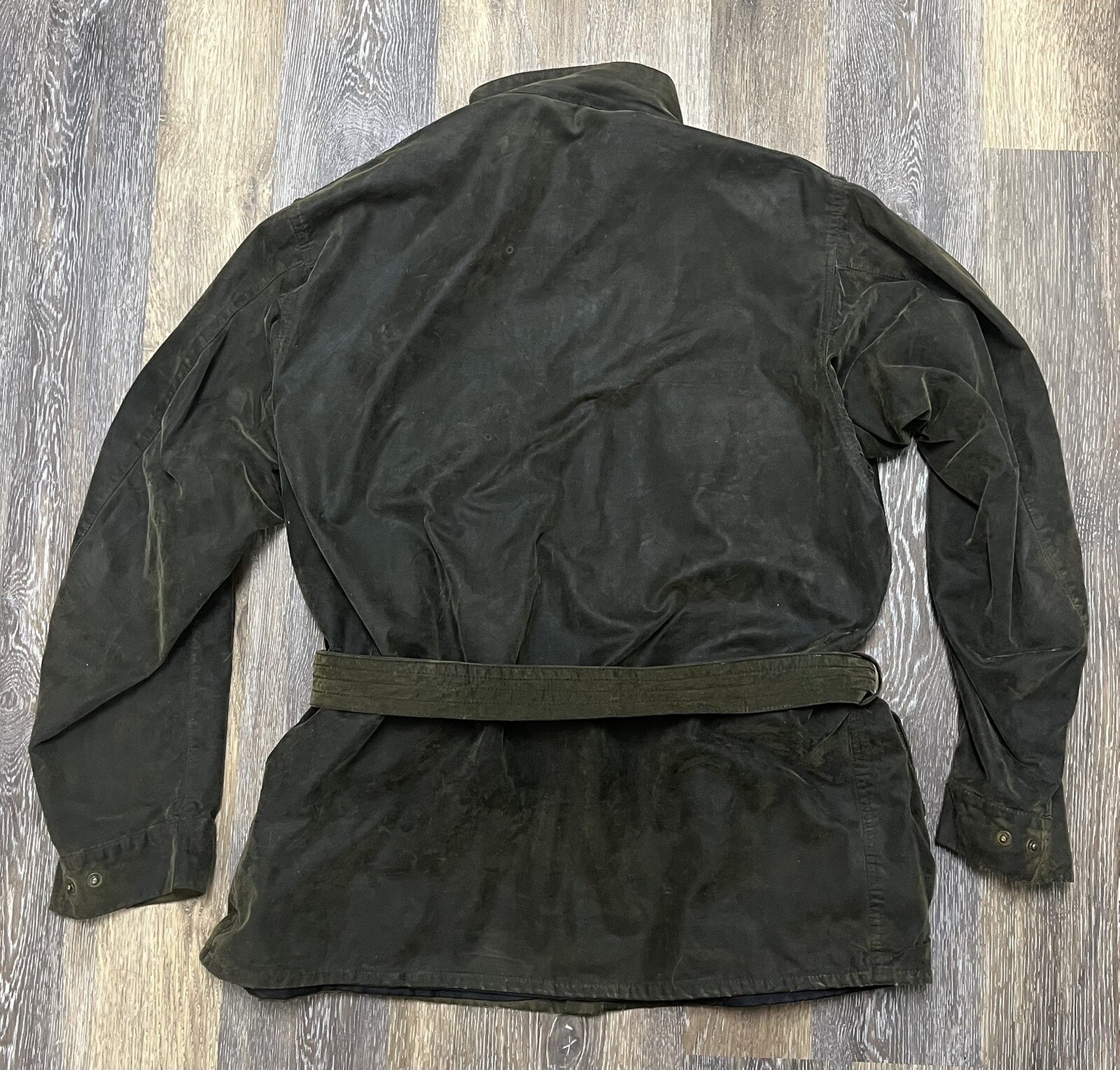 Barbour Steve McQueen Rexton Replica 1964 Motorcycle Trials Waxed Canvas Jacket image 2
