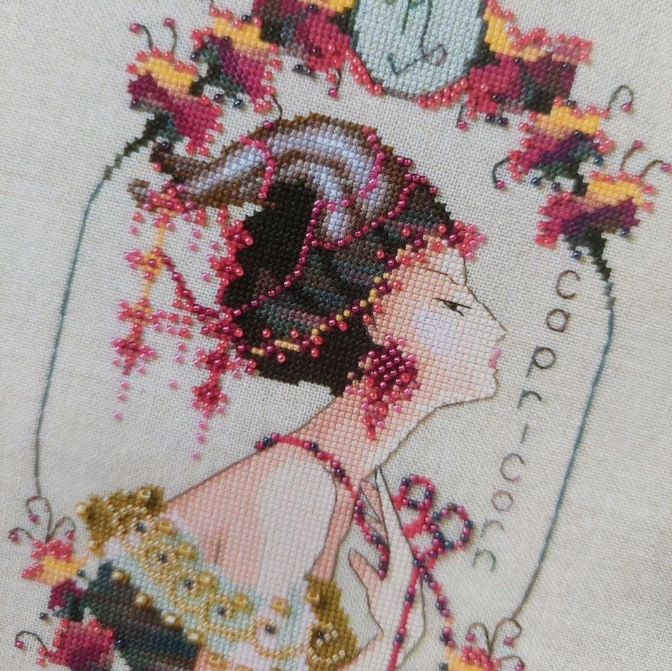 Capricorn Zodiac Beaded Cross Stitch Chart and Embellishment Pack Nora Corbett - Image 3 of 4