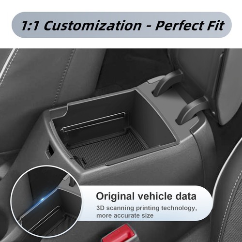 RUIYA Car Center Armrest Storage Tray Organizer Box For 2020-2025 Hyundai Venue - Picture 4 of 7