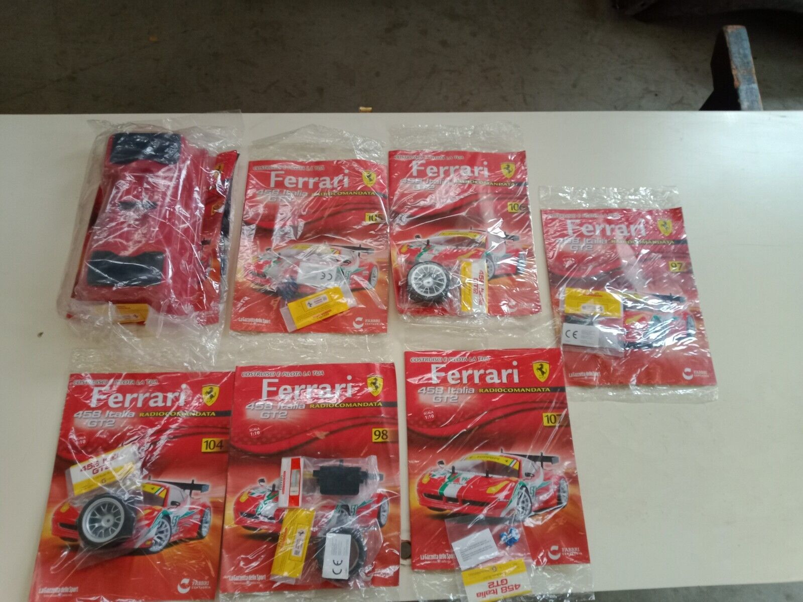 kit Fabbri 1:10 - 7 uscite kit Ferrari 458 GTR Italia