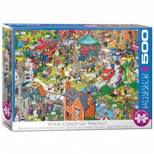 Puzzle - Was könnte denn da schief laufen? von Martin Berry - 500 Teile - Picture 1 of 2
