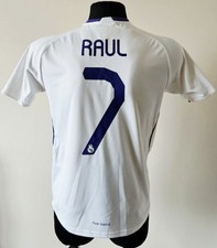 Camiseta Adidas Fútbol Casa Real Madrid 2006-2008 #7 Raúl Talla L Niño 164cm.