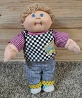 Vintage Hasbro Cabbage Patch Doll 1990 First Edition Sandy Blonde Hair Poseable