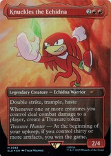 MTG Knuckles the Echidna (Rainbow Foil) NM Secret Lair Drop Series M Magic