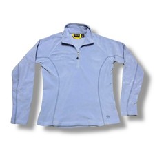 Mountain Hardware Fleece Pullover Womens Large Purple Lilac 1/4 Zip Outdoor Sz L