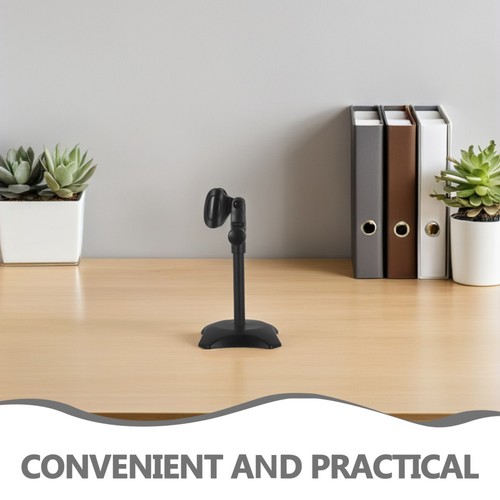  Stojak na mikrofon biurkowy: Regulowana wysokość Stojak na mikrofon Uchwyt na blat - Biuro - Zdjęcie 5 z 12