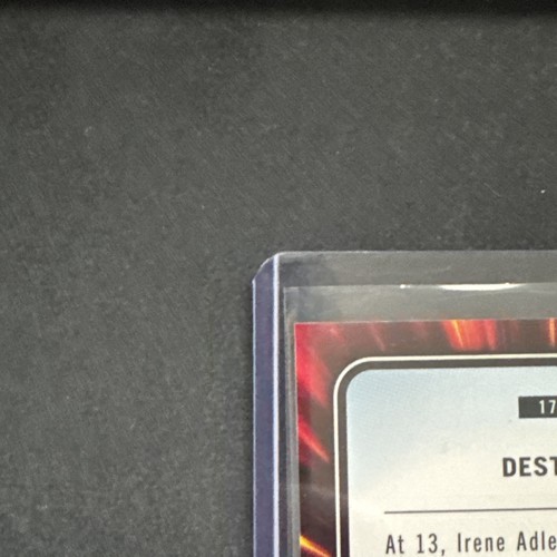 2025 Topps Chrome Marvel Sapphire DESTINY Aqua 38/75 #175 - Picture 6 of 10
