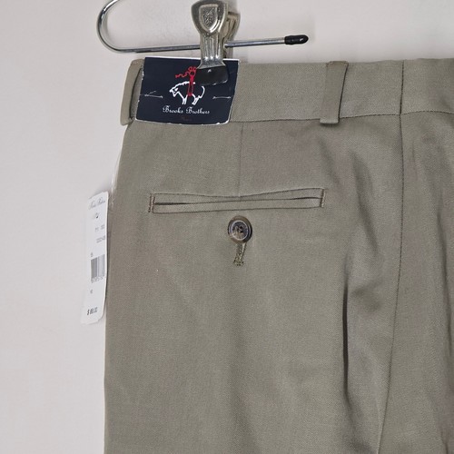 NWT Brooks Brothers Fleece Dress Pants Boys Size 10 Pleated Front - Picture 5 of 7