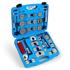 35pcs Disc Brake Caliper Tool Kit 24 Adapters Brake Piston Compressor Wind