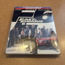 Fast and Furious 6 Blu-Ray DVD 2-Disc Steelbook New Sealed