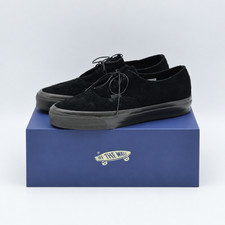 VN000EHFGBA Vans Premium Authentic Ease Hairy Suede "Black/Faded Black" Men's 