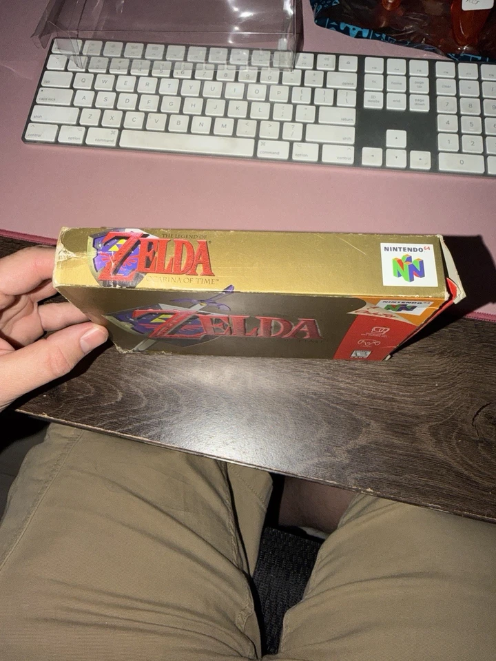 Legend of Zelda Ocarina of Time (Nintendo 64 N64) ¡Completo en caja en caja original con manual! Foto 2 de 4