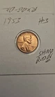 wheat penny 1953 SHARP RED BU 1953-P LOT #3 LINCOLN CENT UNC RED LUSTER