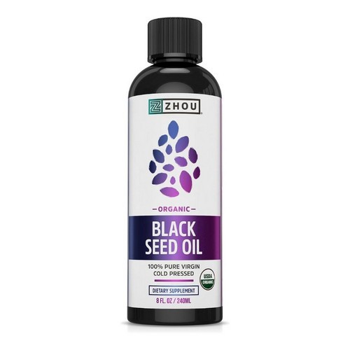 Bio Schwarzkümmelöl 8 Oz von Zhou Nutrition - Bild 1 von 1