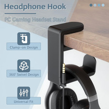 Supporto Cuffie Scrivania Docooler Newbee Supporto Universale Per Cuffie - Display Per Casa O Negozi, Materiale TPU Leggero Supporto Cuffie Docooler - Foto 8