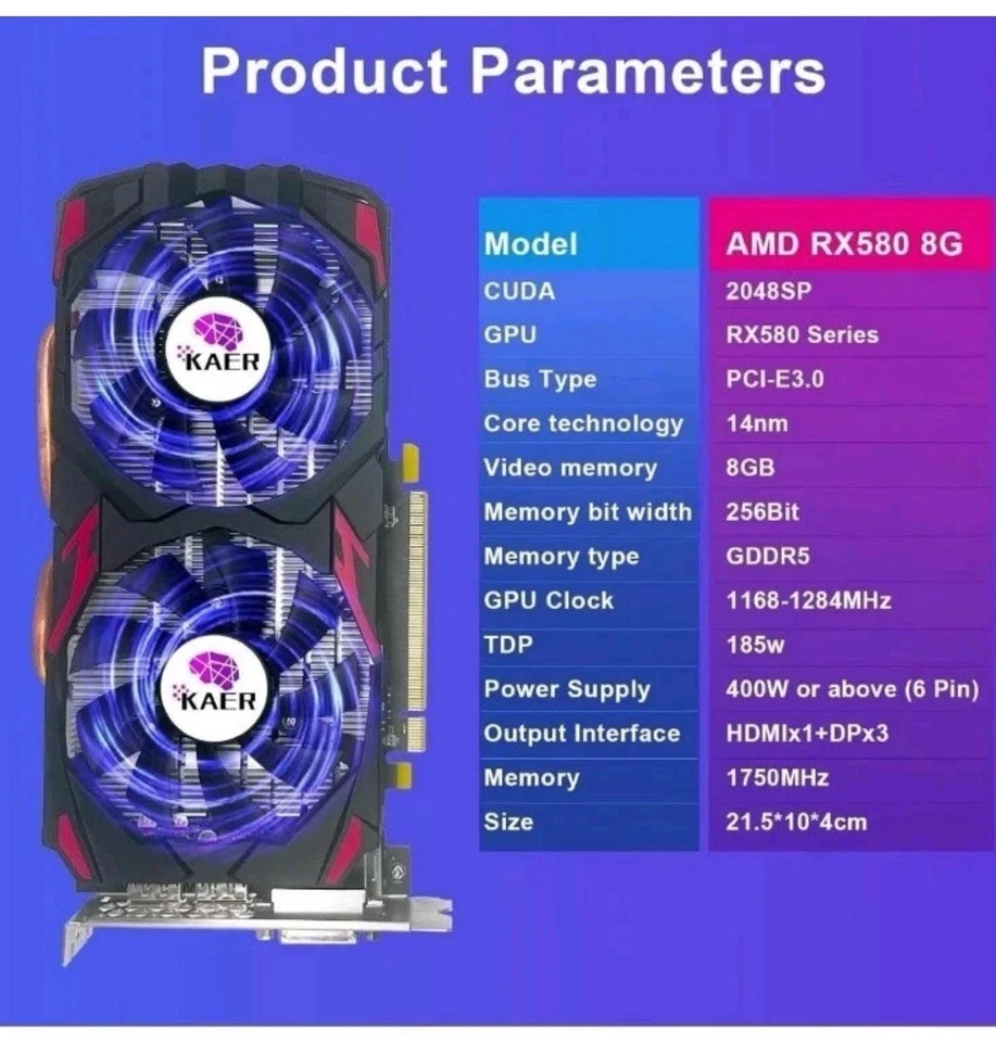 Showkings Rx580 - Image 2 of 4