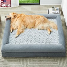 XXL Orthopedic Dog Sofa Bed Waterproof Washable Non Skid Cover Memory Foam New