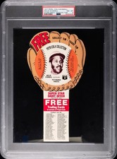 1977 PEPSI-COLA BB STARS DISCS WITH GLOVE TAB WILLIE STARGELL PSA 8