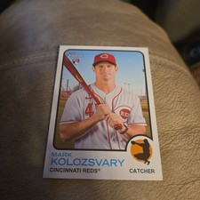 2022 Topps Heritage Mark Kolozsvary #511 Cincinnati Reds Rookie Free Shipping